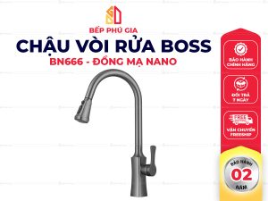 Vòi Dây Rút Cổ Vuông BN666