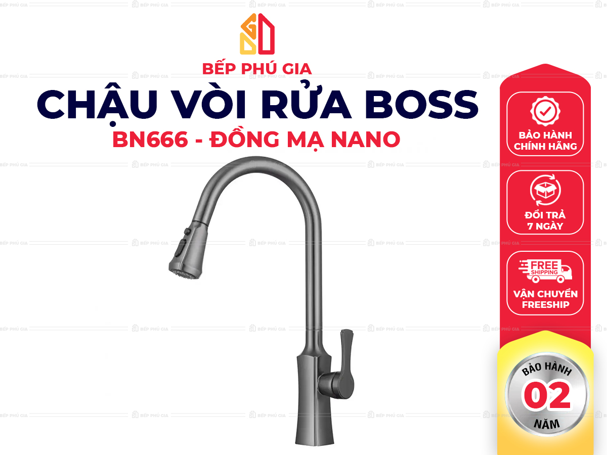 Vòi Dây Rút Cổ Vuông BN666 Vòi Dây Rút Cổ Vuông BN666