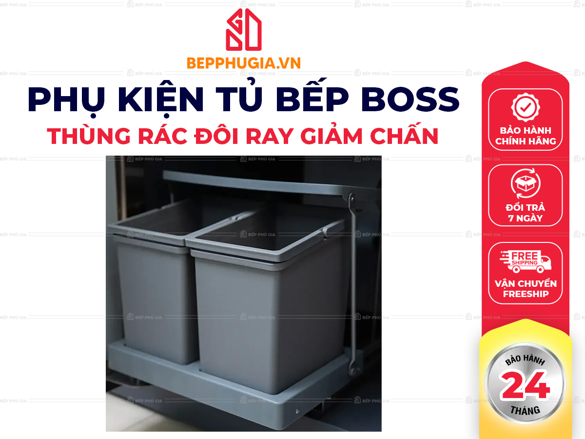 Thùng Rác Đôi Boss Thùng Rác Đôi Boss