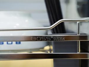 Giá Bát Đĩa Di Động Boss Inox 304 Mờ