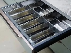 Khay Chia Thìa Dĩa Inox