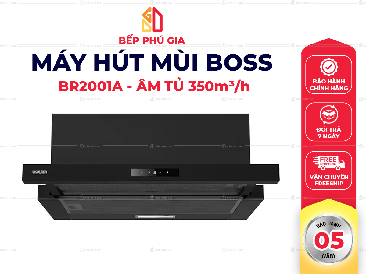 Máy Hút Mùi Boss BR2001A Máy Hút Mùi Boss BR2001A