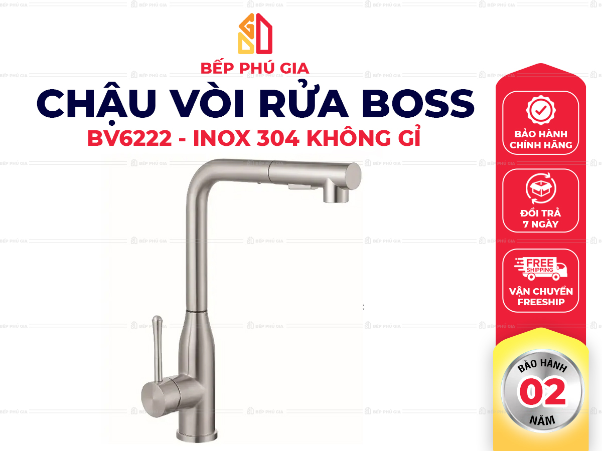 Vòi Dây Rút BV6222 Vòi Dây Rút BV6222