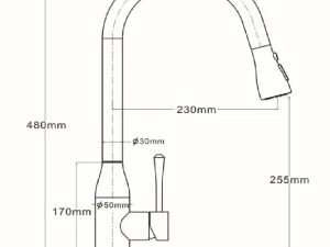 Vòi Dây Rút Cổ BR6220B