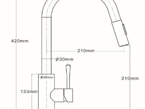 Vòi Dây Rút Cổ BR6221A